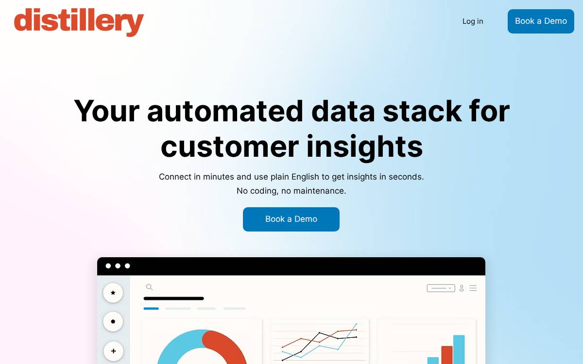 Getdistillery website preview