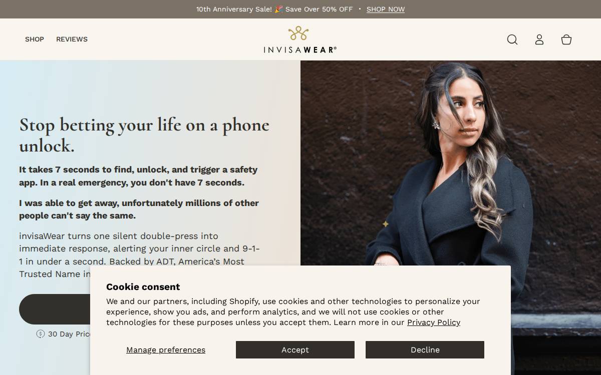 Getflare website preview