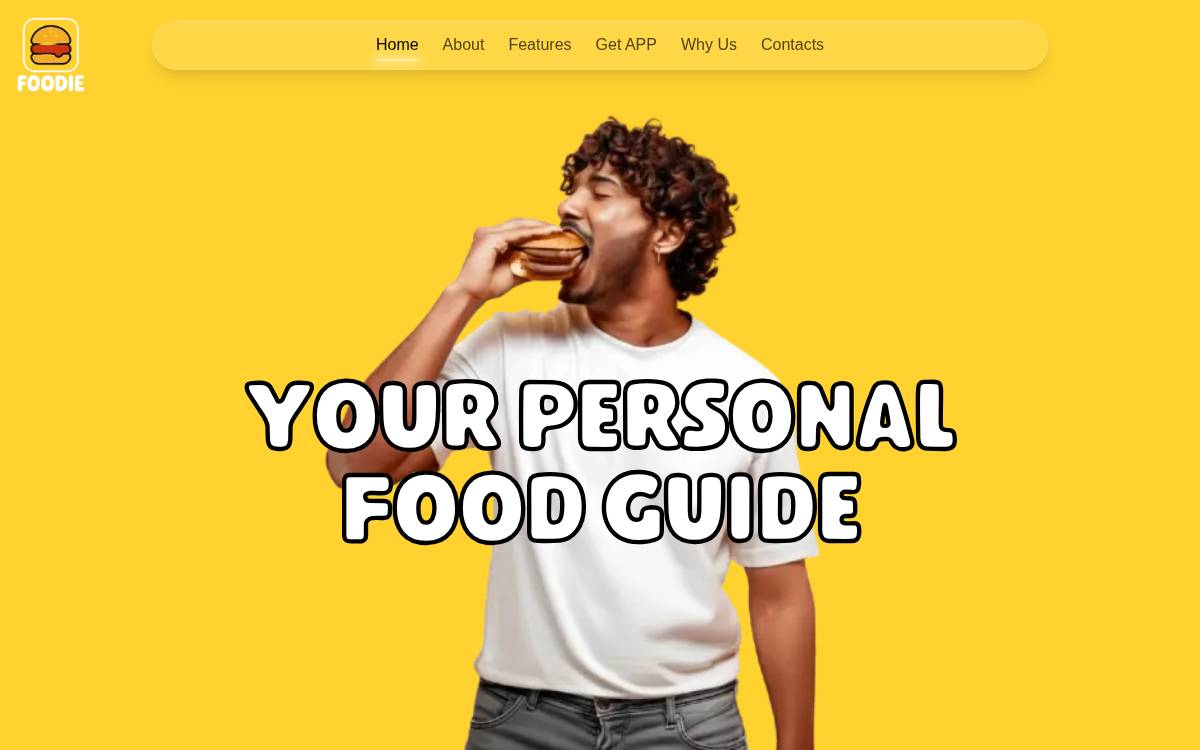 Getfoodie website preview