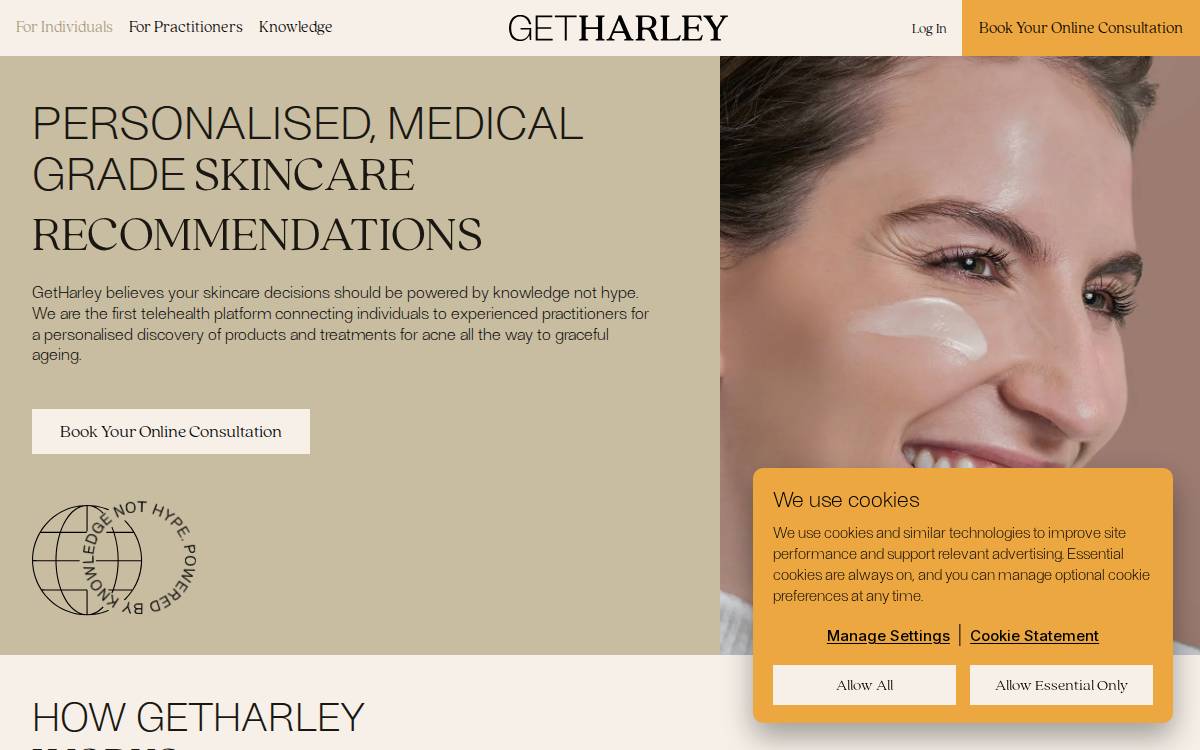 GetHarley website preview