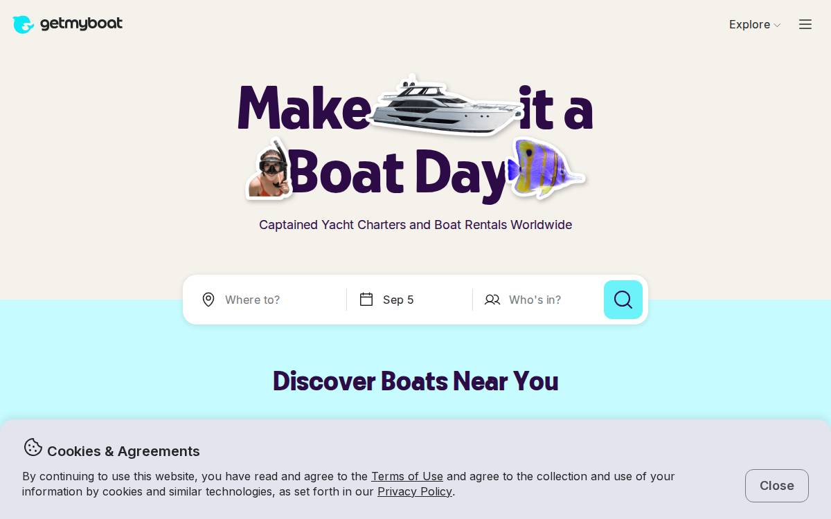 GetMyBoat website preview