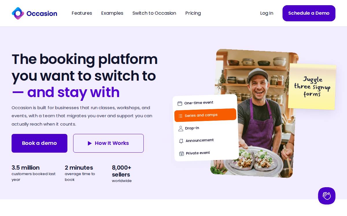 Getoccasion website preview