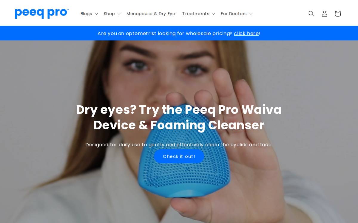 Getpeeq website preview