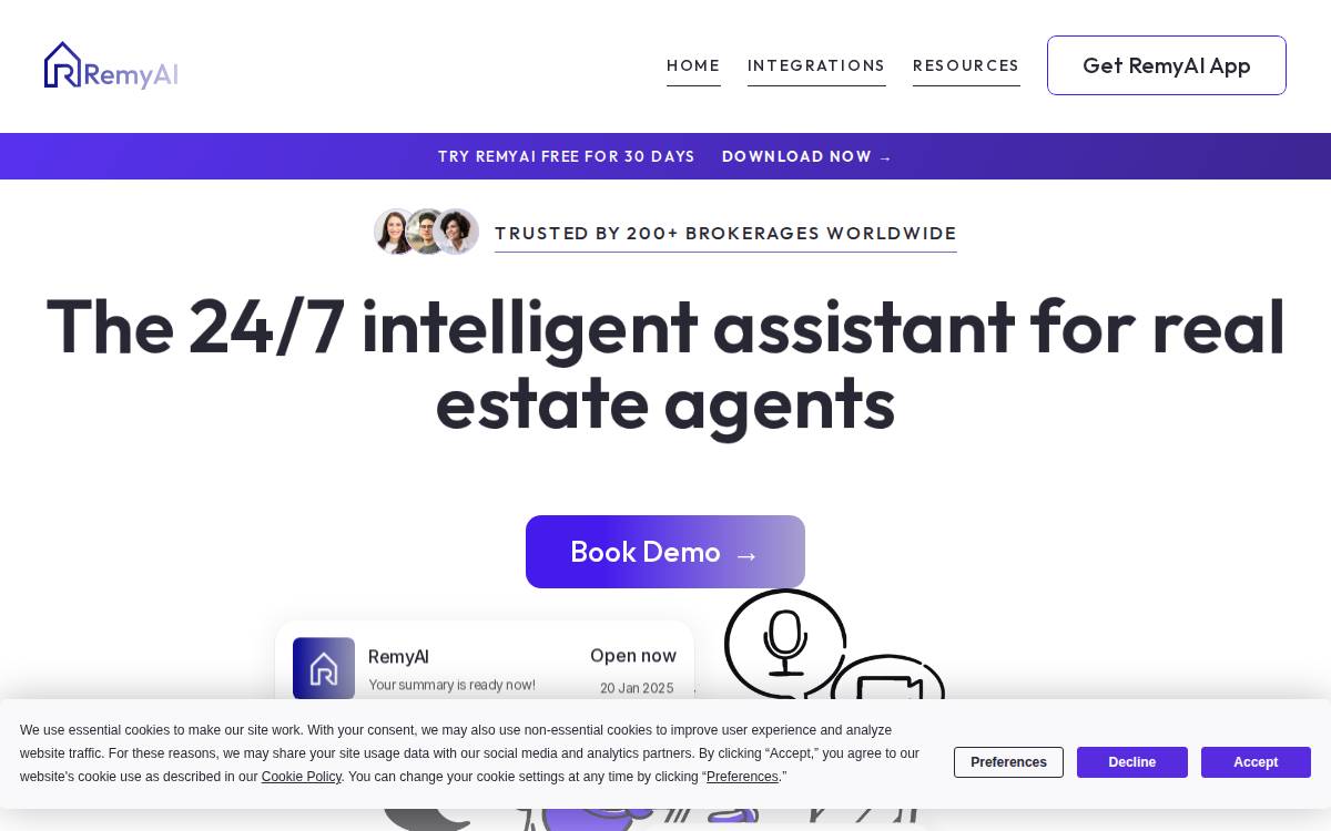 Getremy website preview