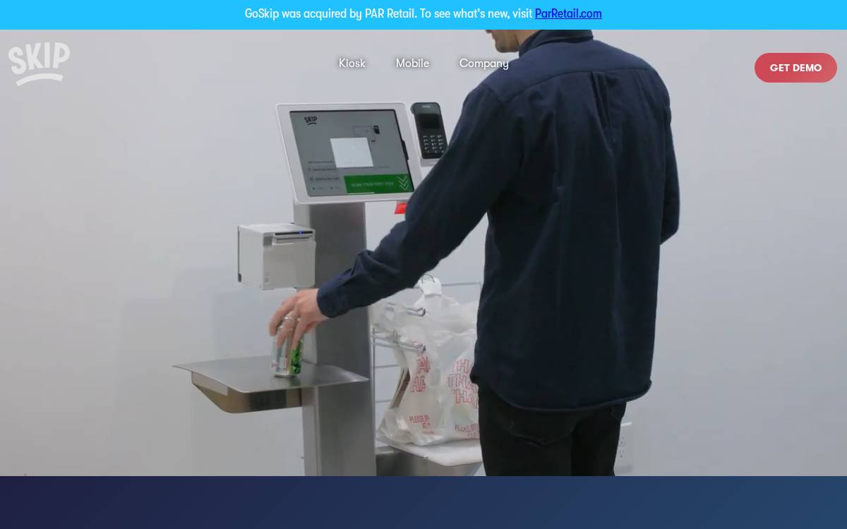 Getskip website preview