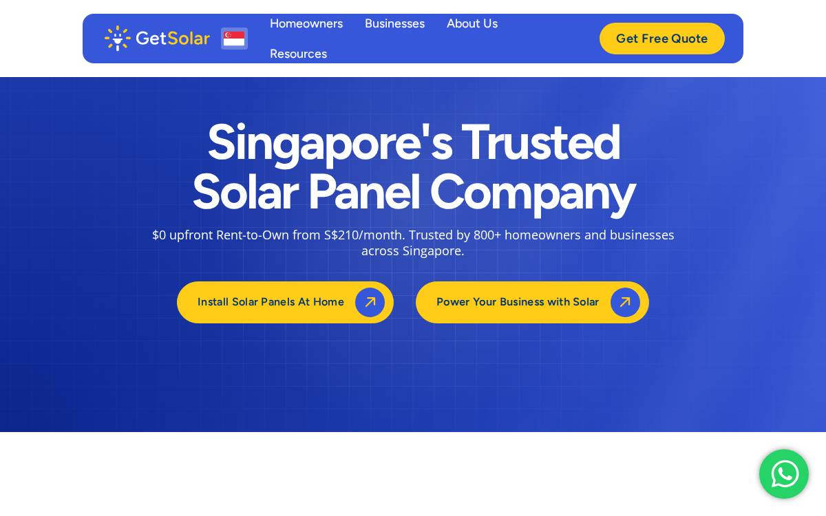 GET SOLAR website preview
