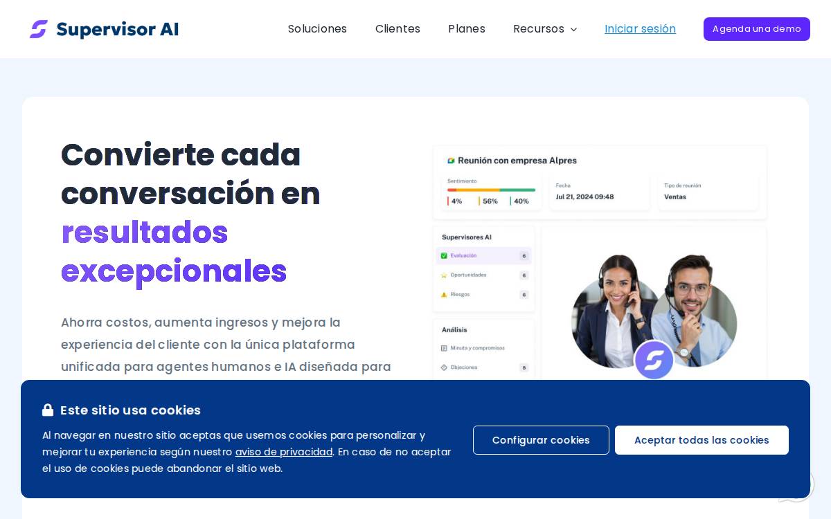 Getsupervisor website preview