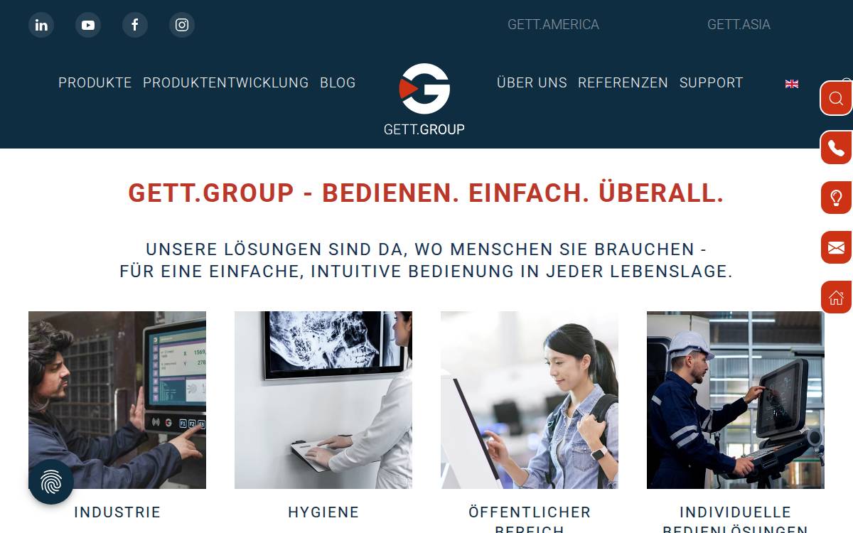 Gett Group website preview