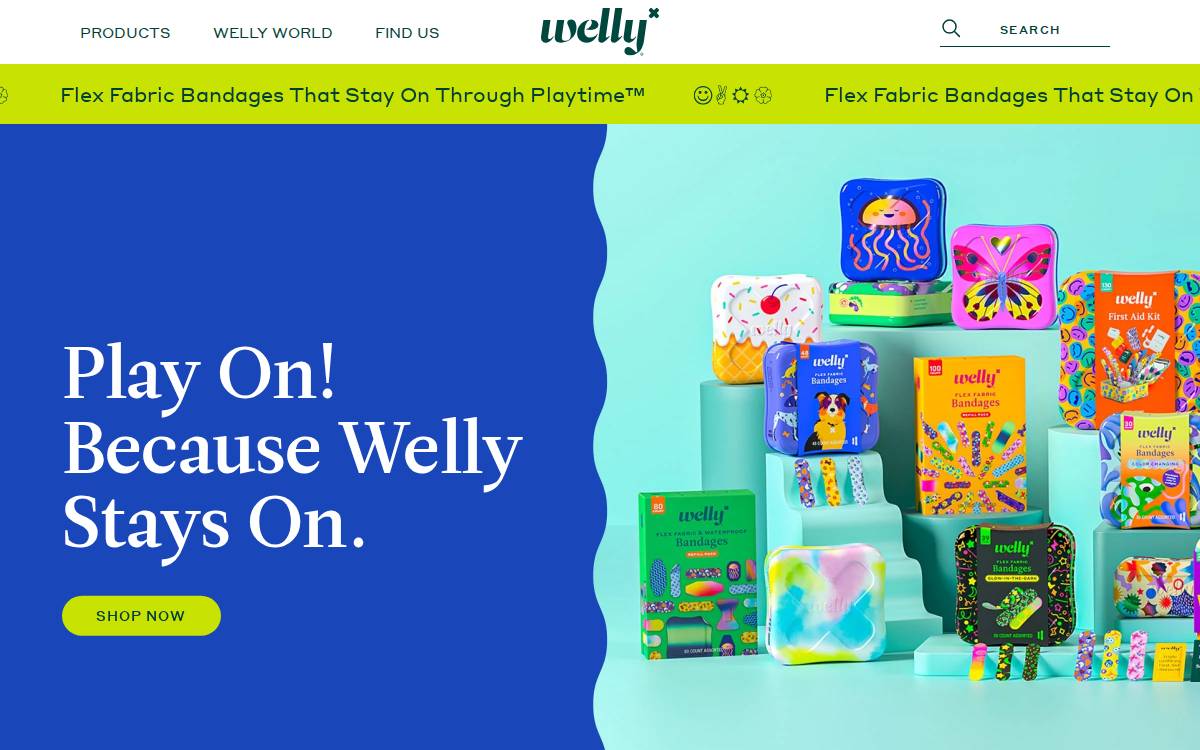 Getwelly website preview