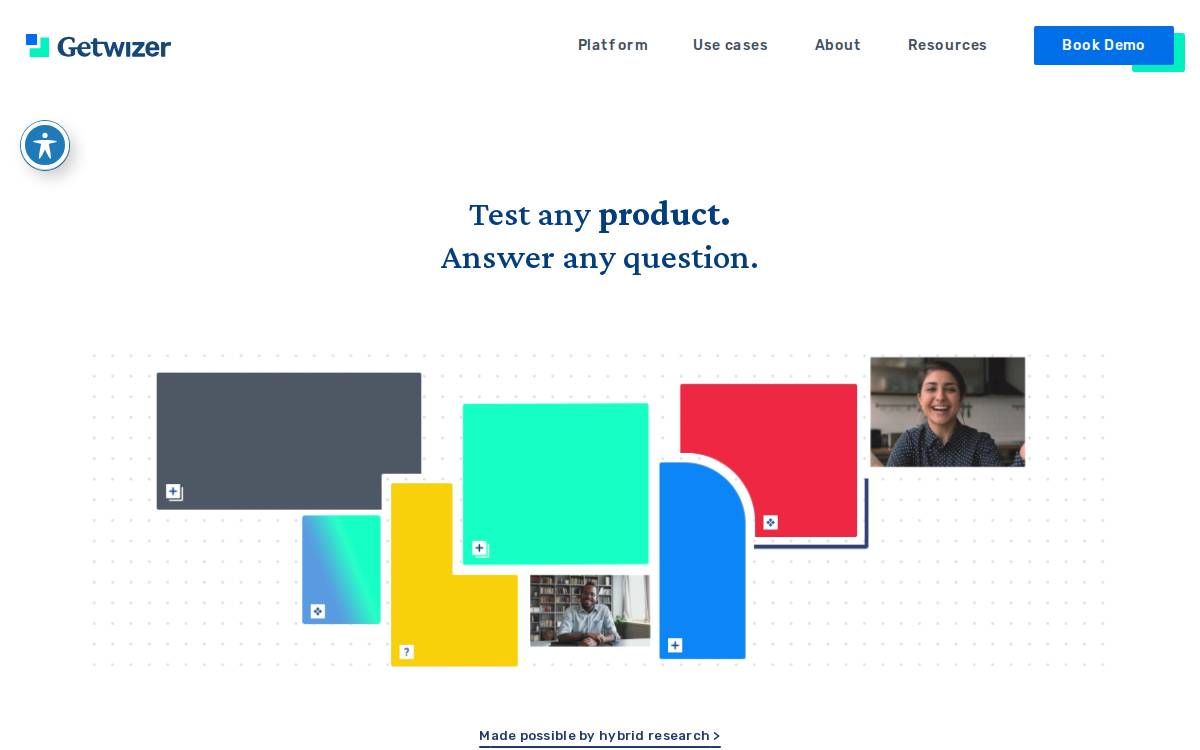 Getwizer website preview