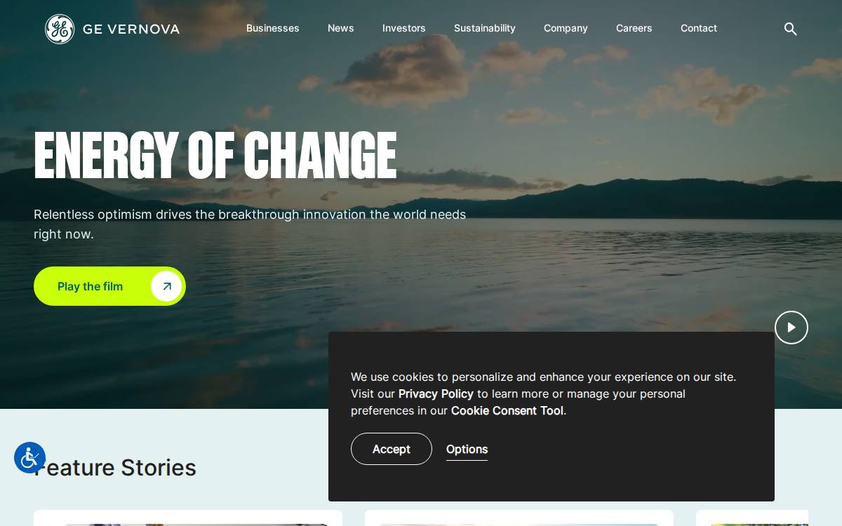 Gevernova website preview