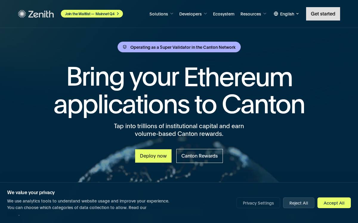 Gevulot website preview