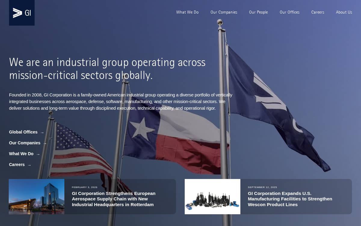 GI Properties website preview