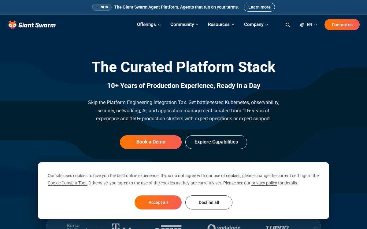 Giant website preview