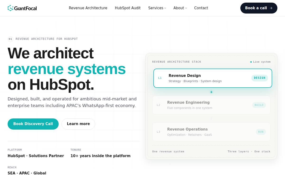 Giantfocal website preview