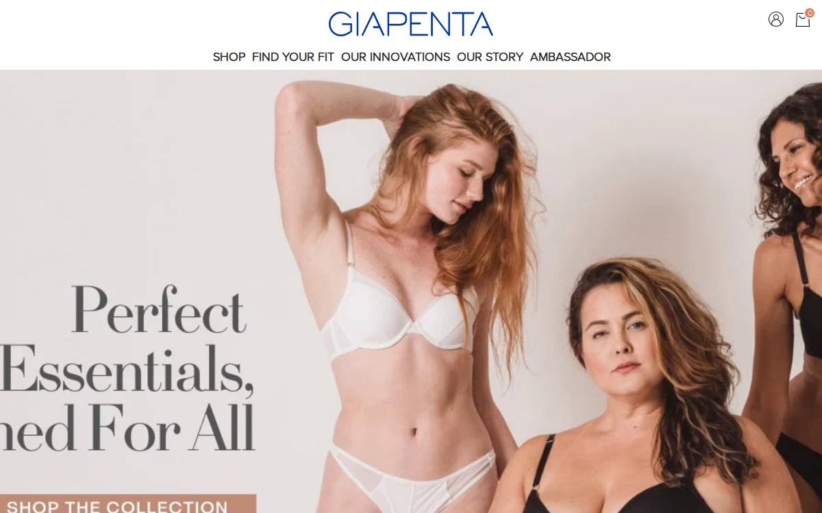 Giapenta website preview