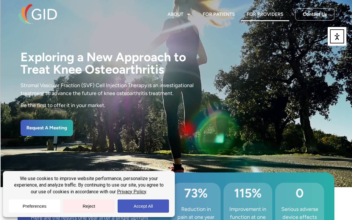 GID BIO website preview