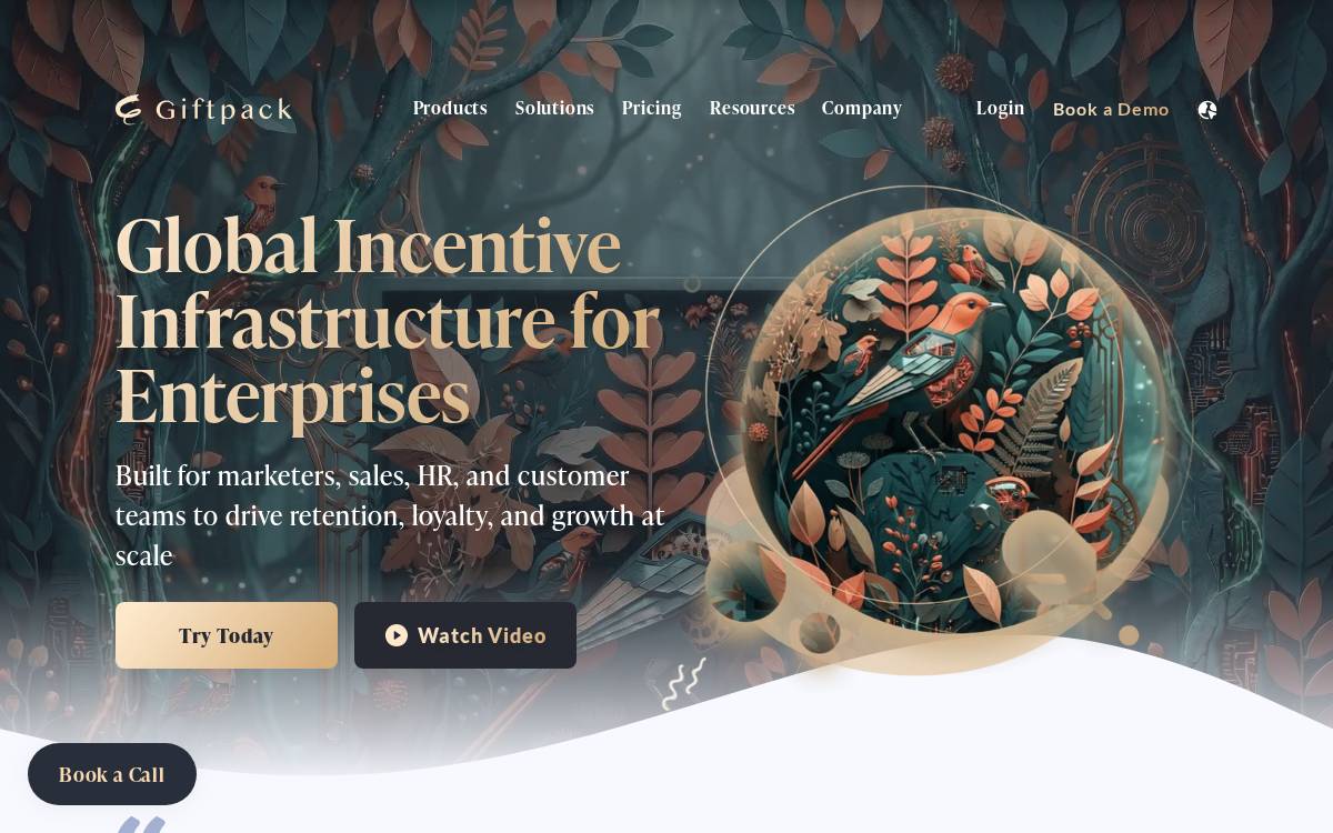Giftpack website preview