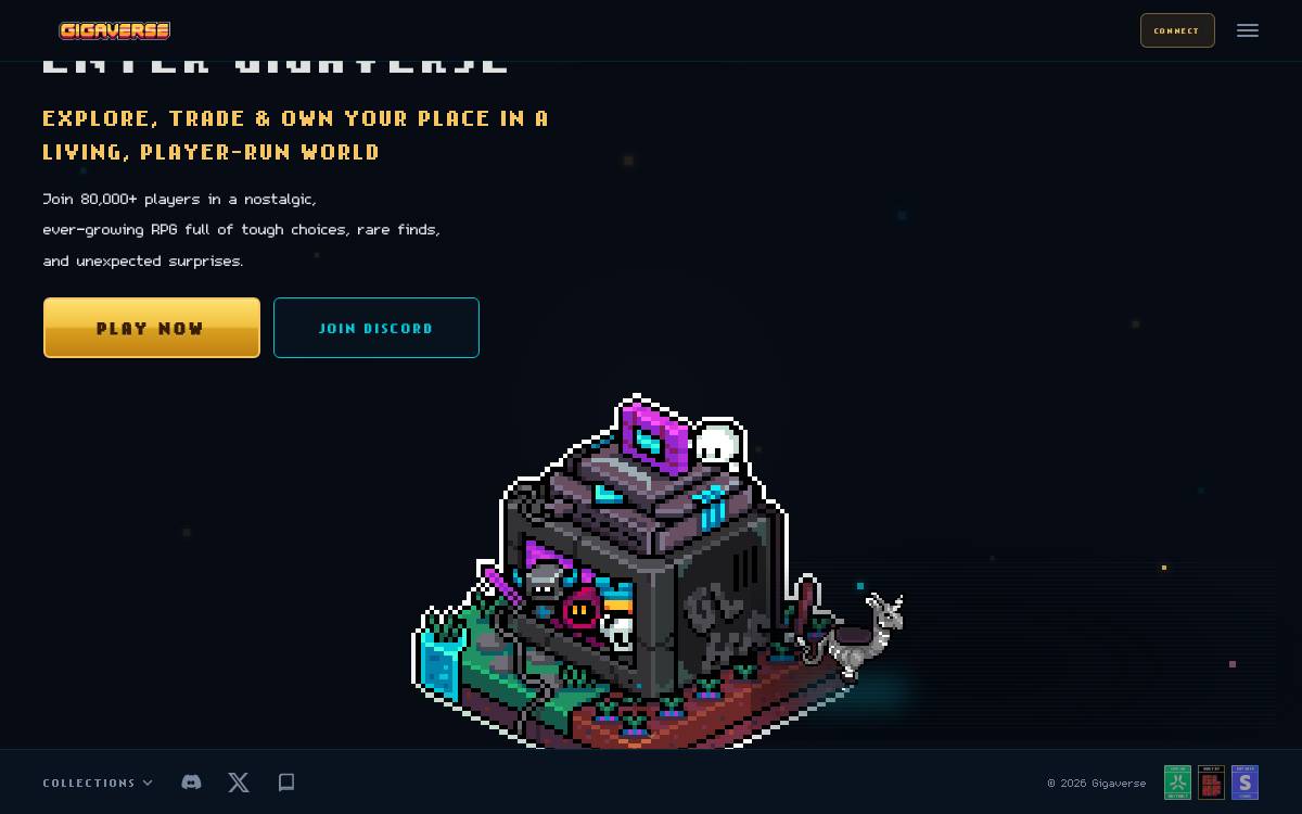 Gigaverse website preview