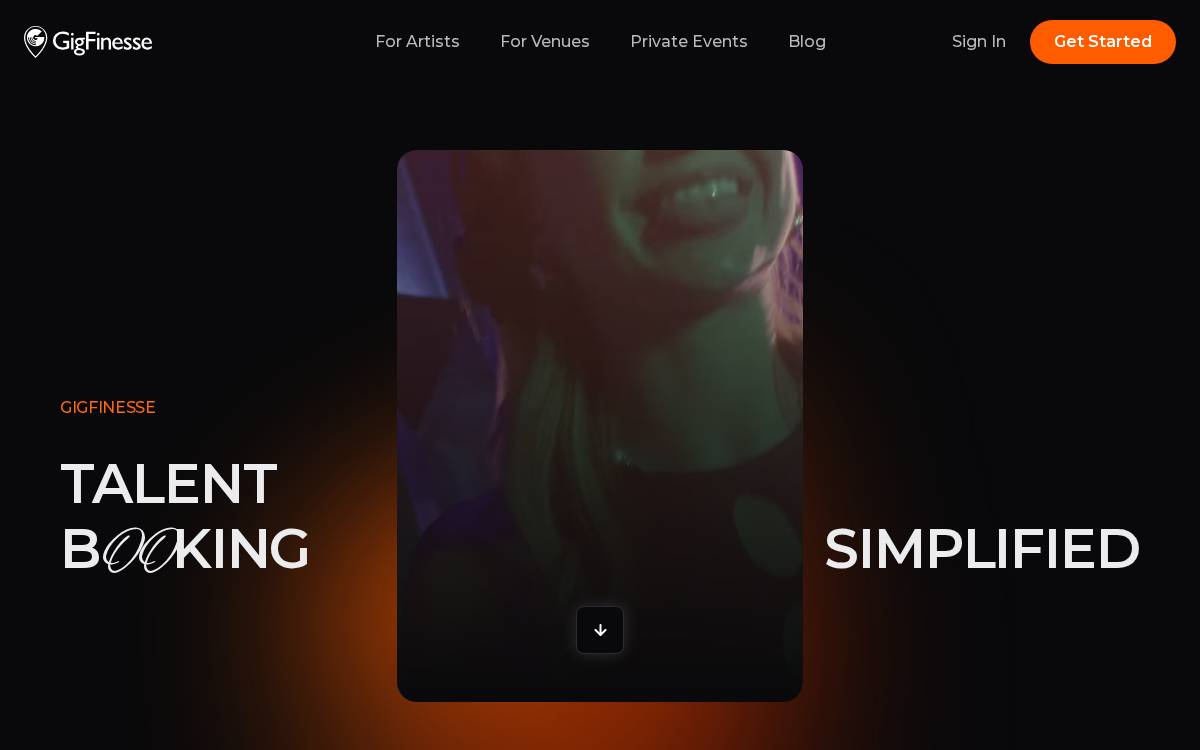 GigFinesse website preview