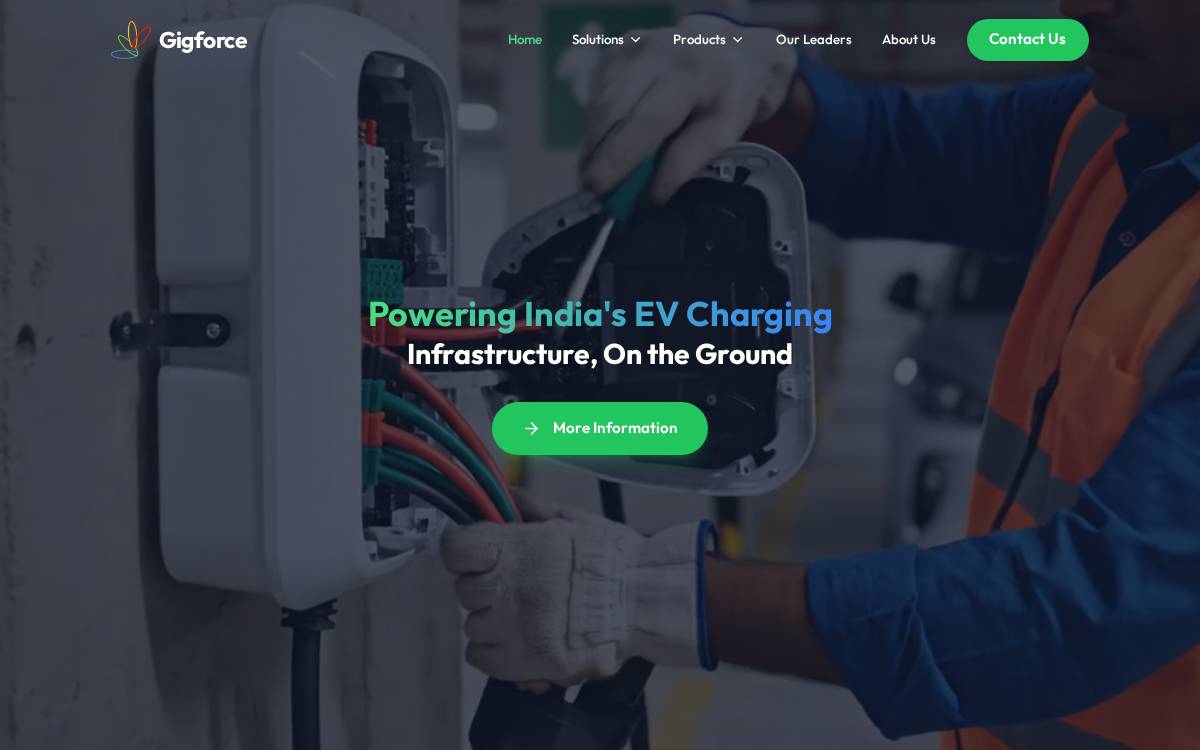 Gigforce website preview