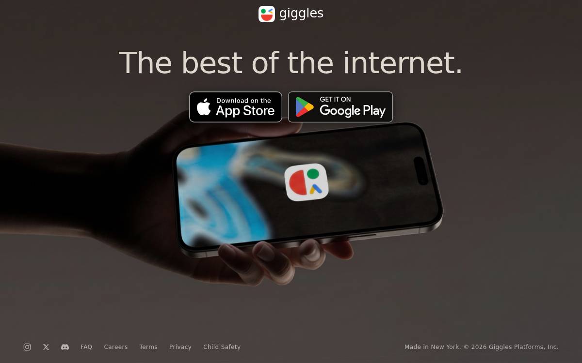 Giggles website preview