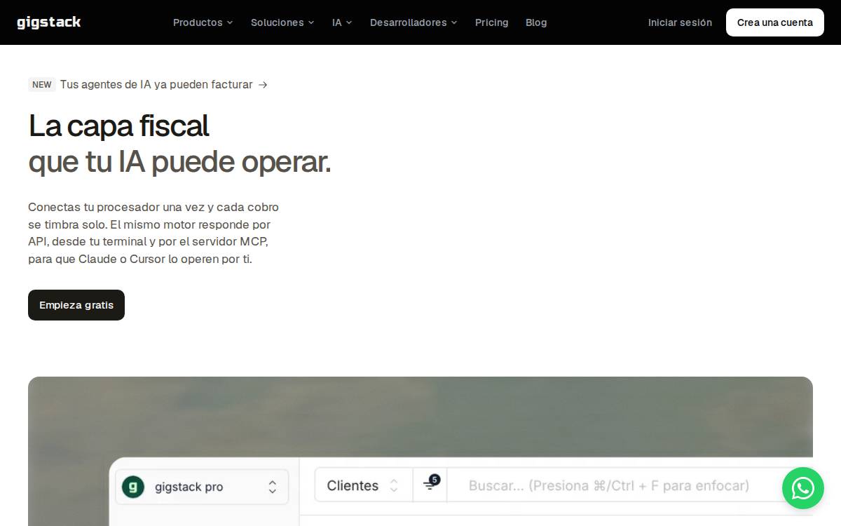 gigstack website preview