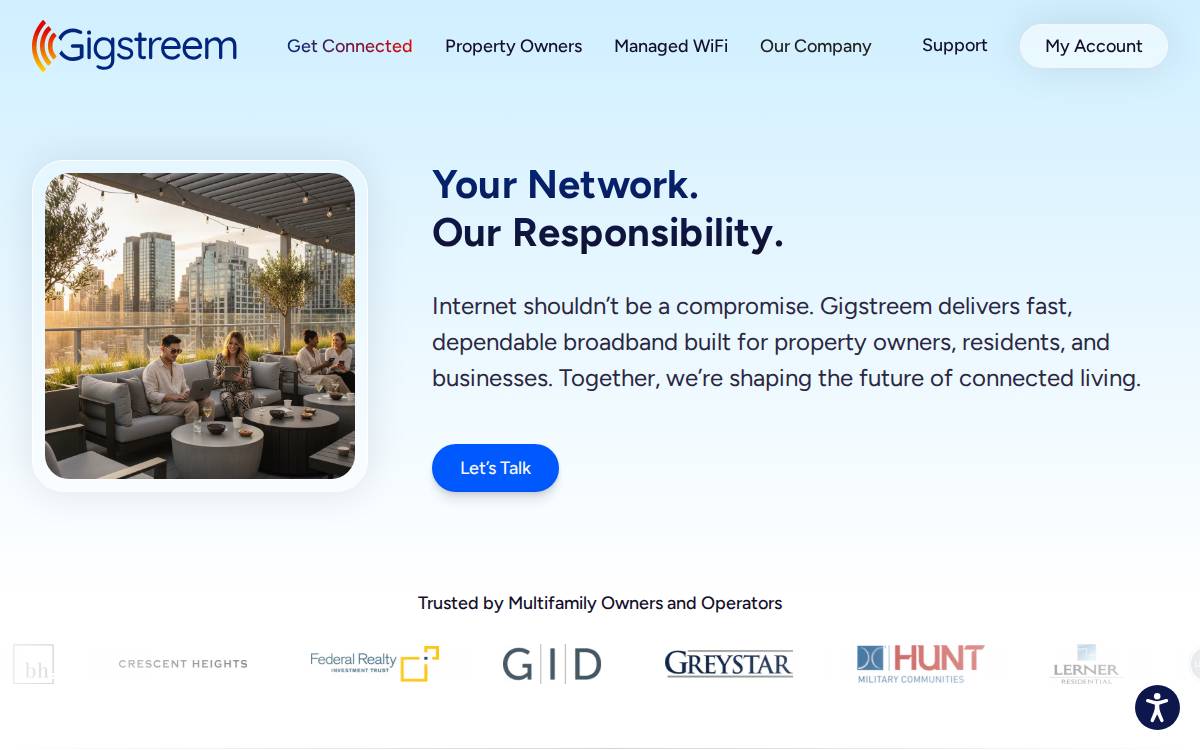 Gigstreem website preview