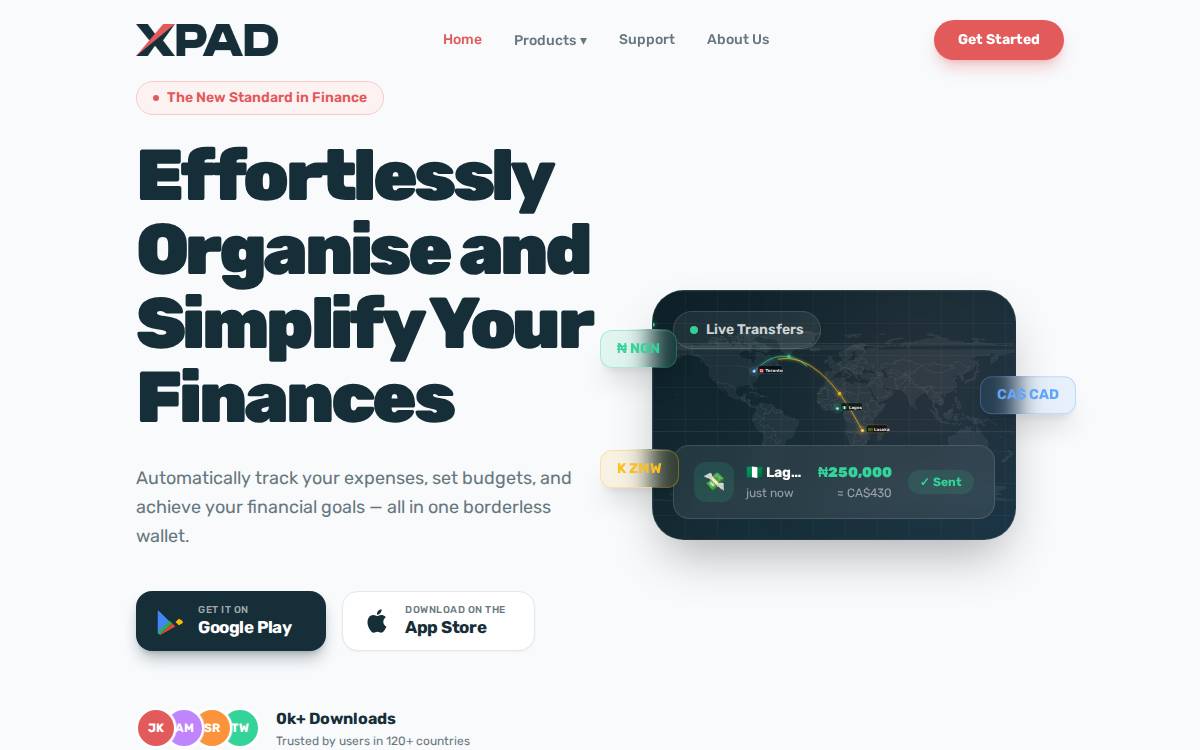 GIGXPAD website preview