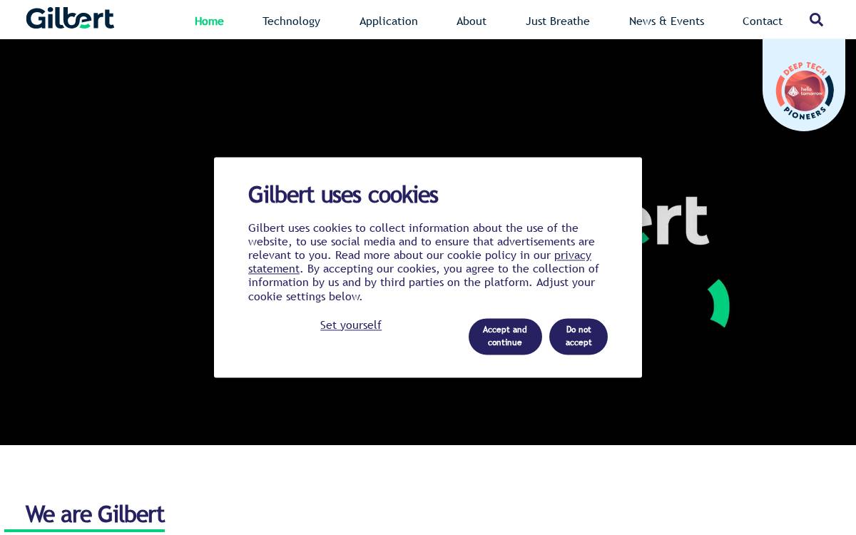 Gilberttechnologies website preview