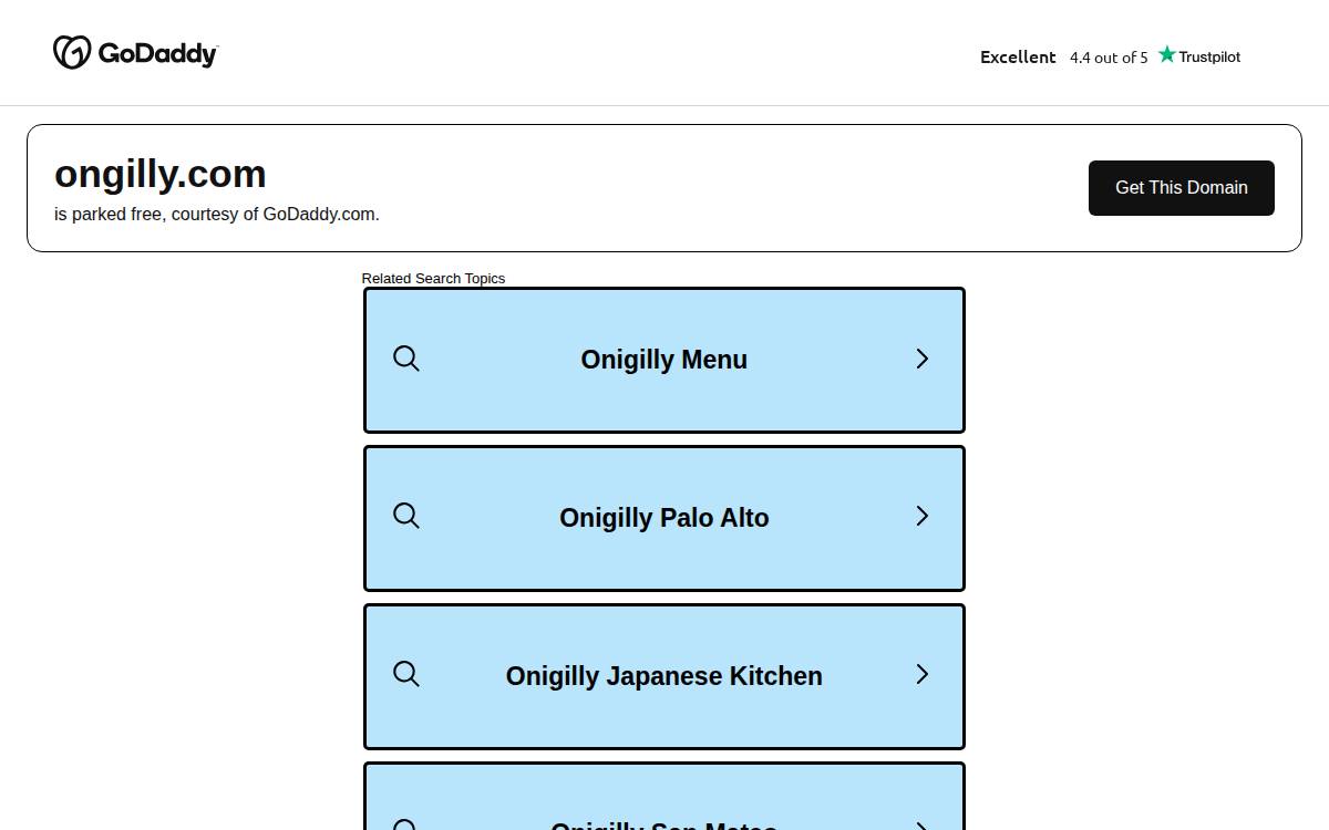 Gilly website preview