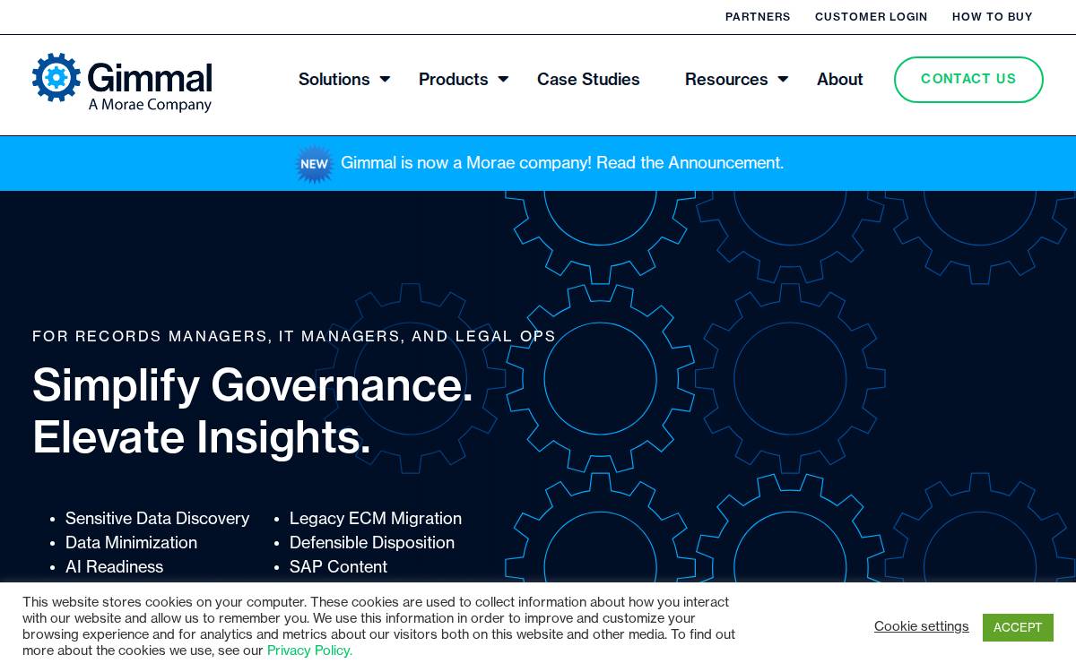 Gimmal website preview