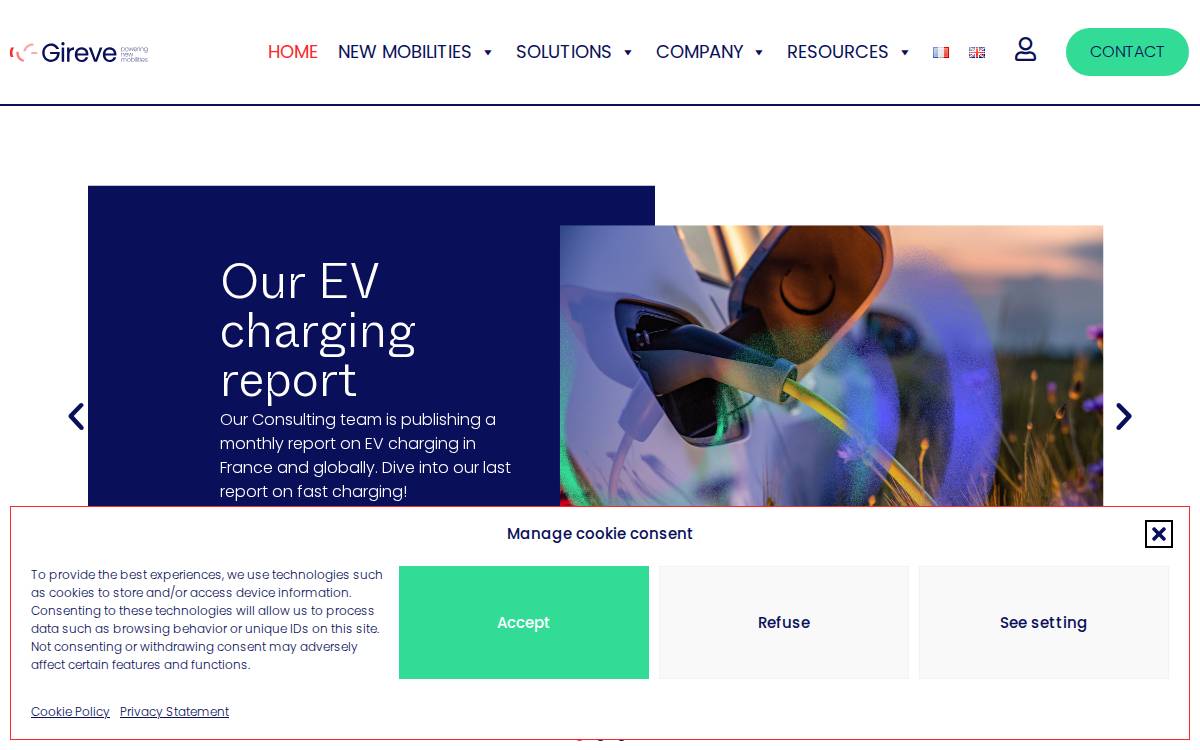 Gireve website preview