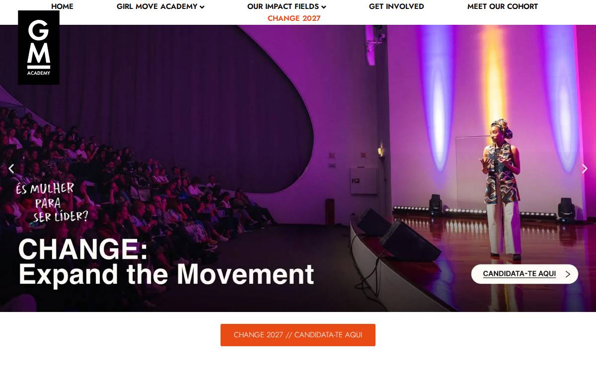 Girlmove Academy website preview