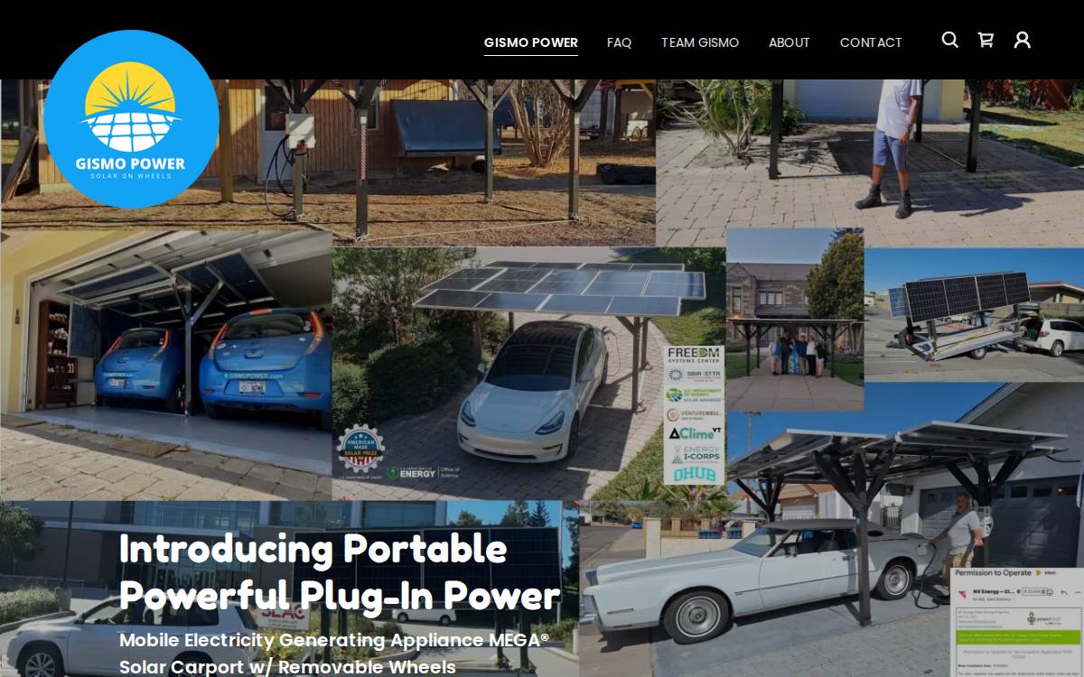 GismoPower website preview