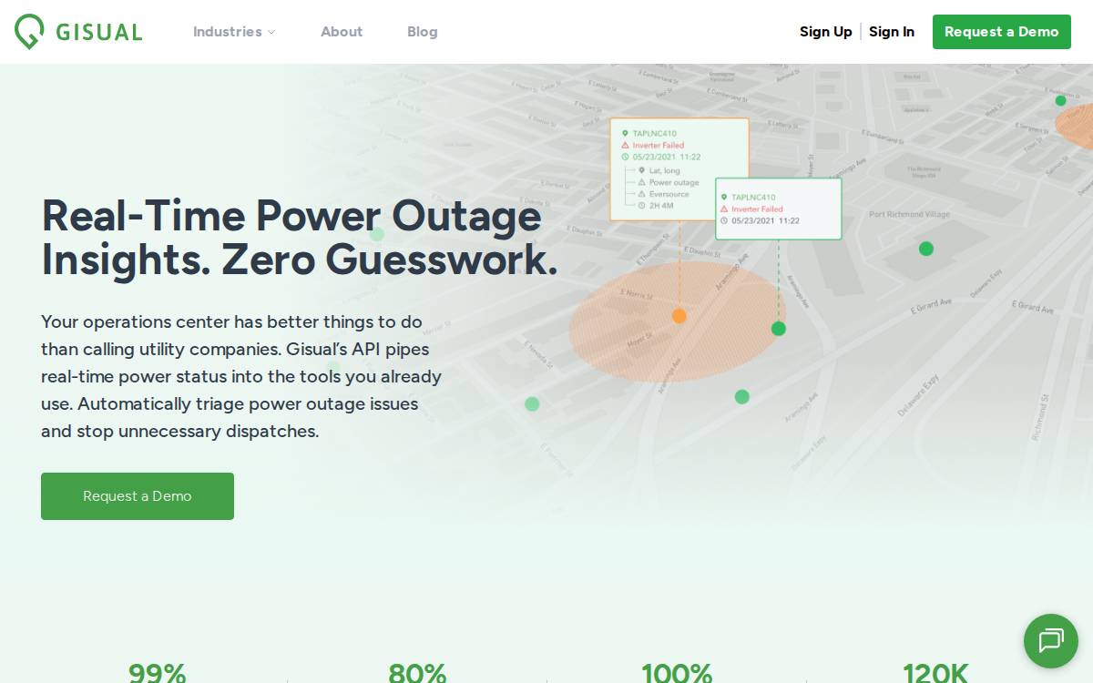Gisual website preview