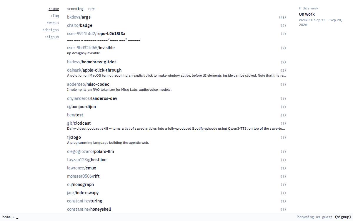 Gitdot website preview