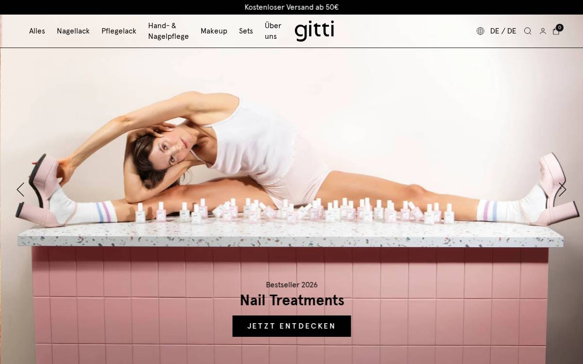 gitti website preview