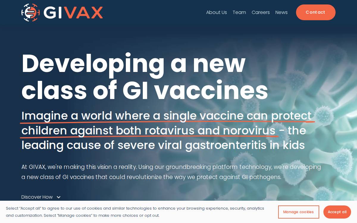 GIVAX website preview