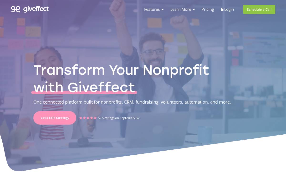 Giveffect website preview