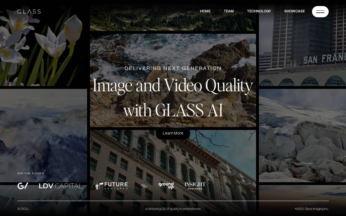 Glass Imaging website preview