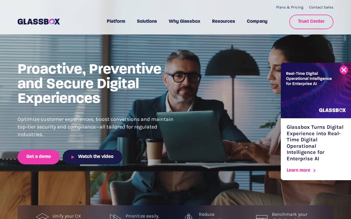 Glassboxdigital website preview