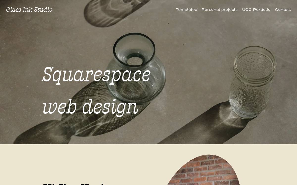 Glassinkstudio website preview