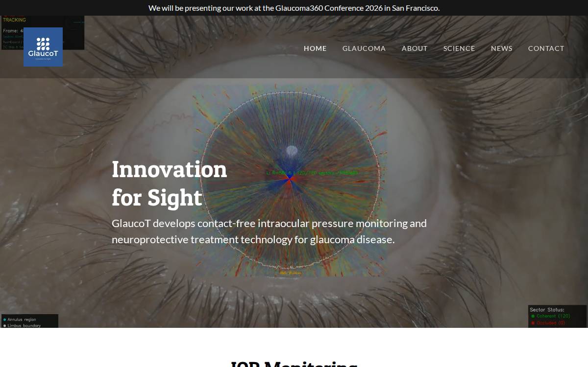 Glaucot website preview