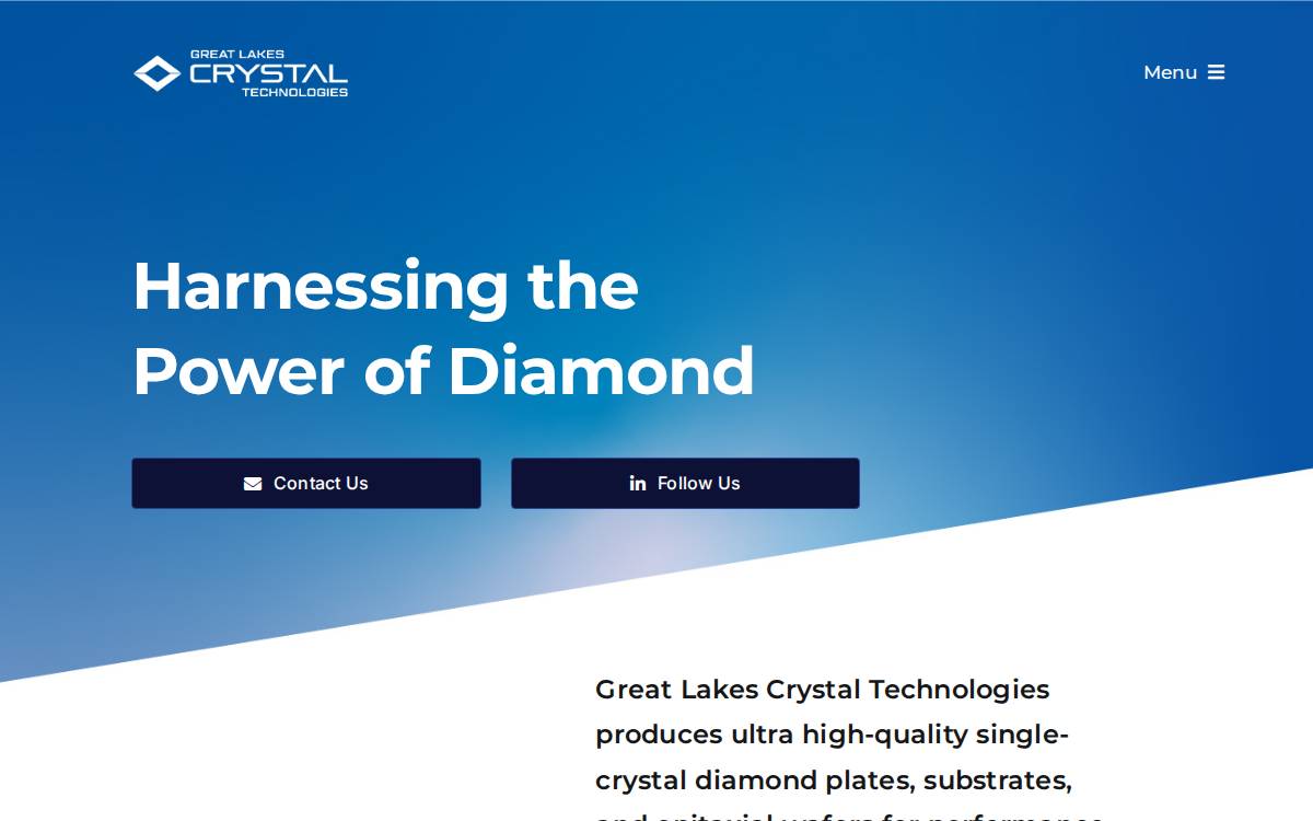 Glcrystal website preview