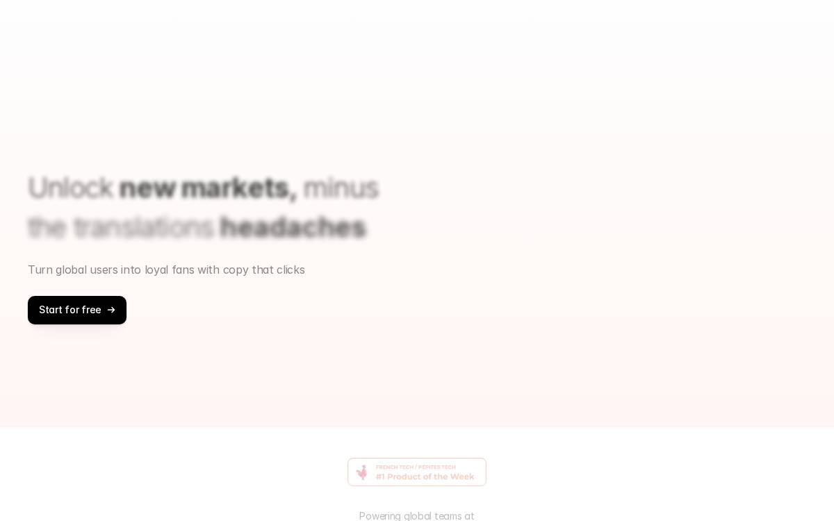 Gleef website preview