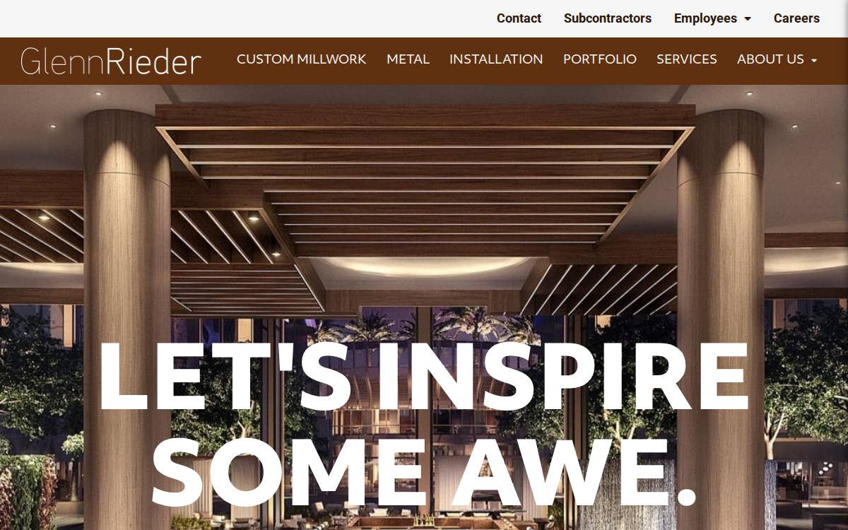 Glennrieder website preview