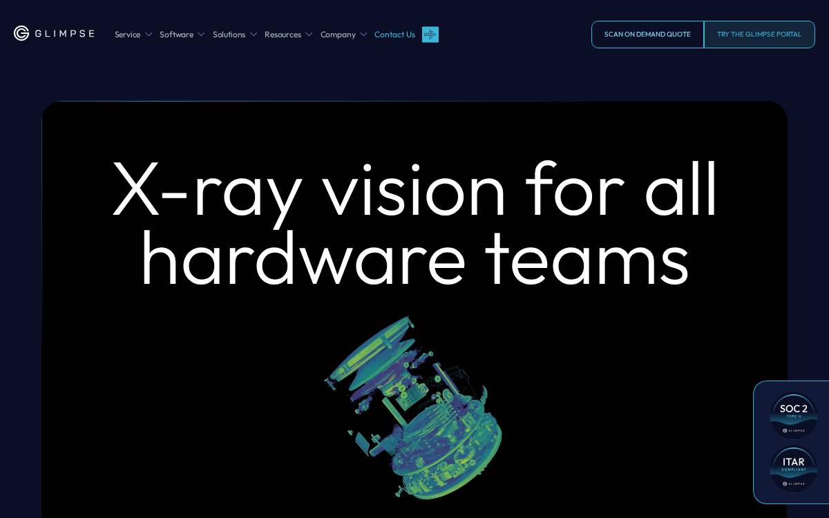 Glimpse website preview