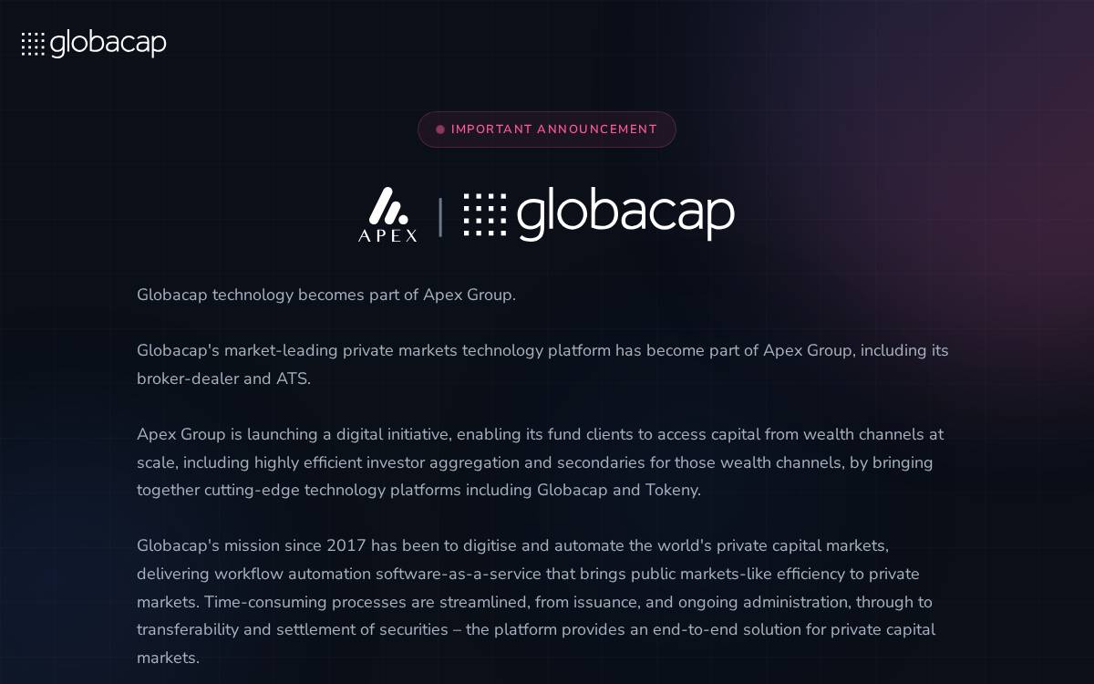 Globacap website preview