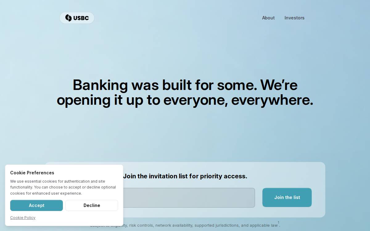 Global ID website preview